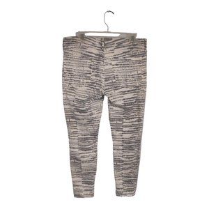 MOTHER The LOOKER ANKLE FRAY size 30 pants Gray/ivory modern Jeans boho casual